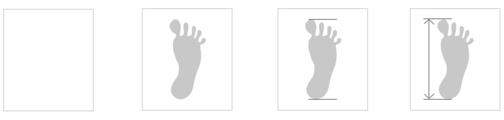 Foot Measurement Steps